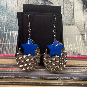 Y2k star and moon earrings